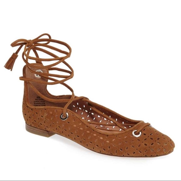 Halogen Shoes - 🆕 Halogen Leather Lace Up Flats Size 8.5 M